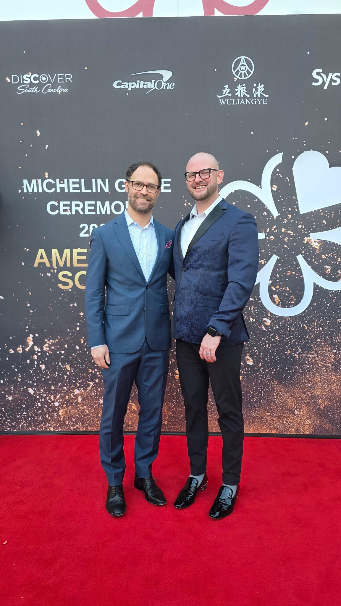 Mark Logan at the Michelin Globe Award ceremony