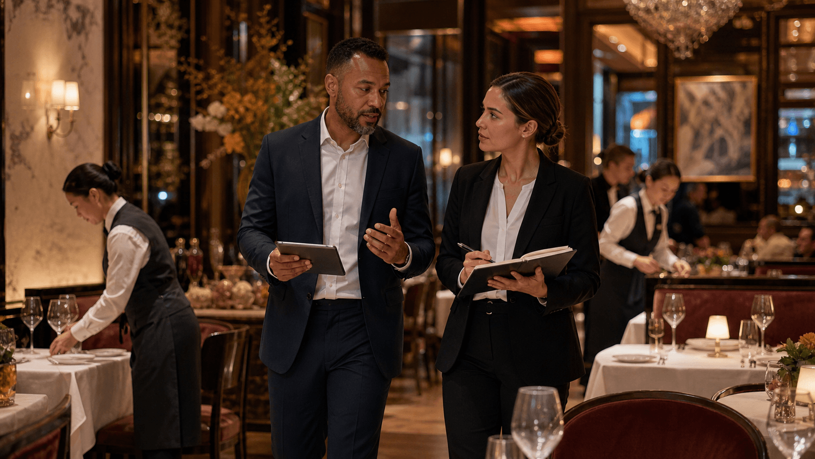 One-on-one advisory session with a restaurant owner